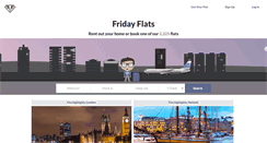 Desktop Screenshot of fridayflats.com